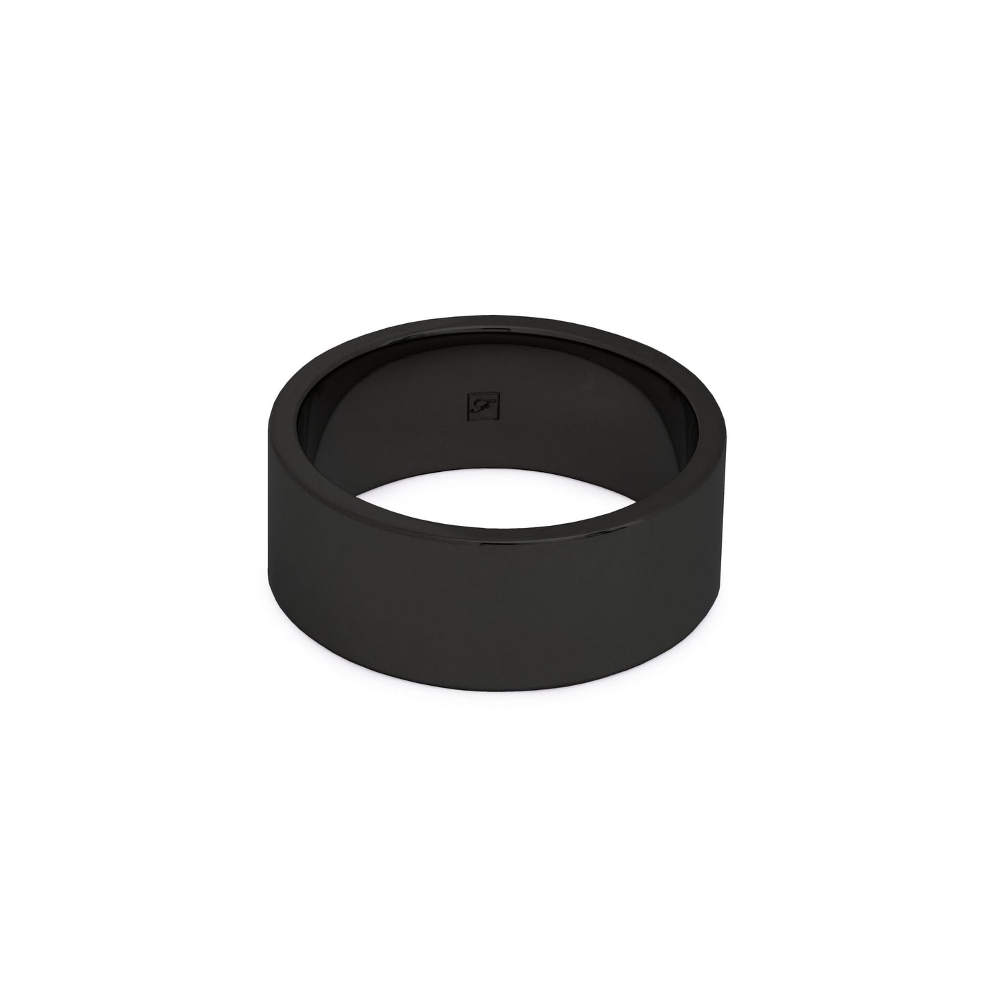 The Black Tungsten 8F (8mm Flat Ring)