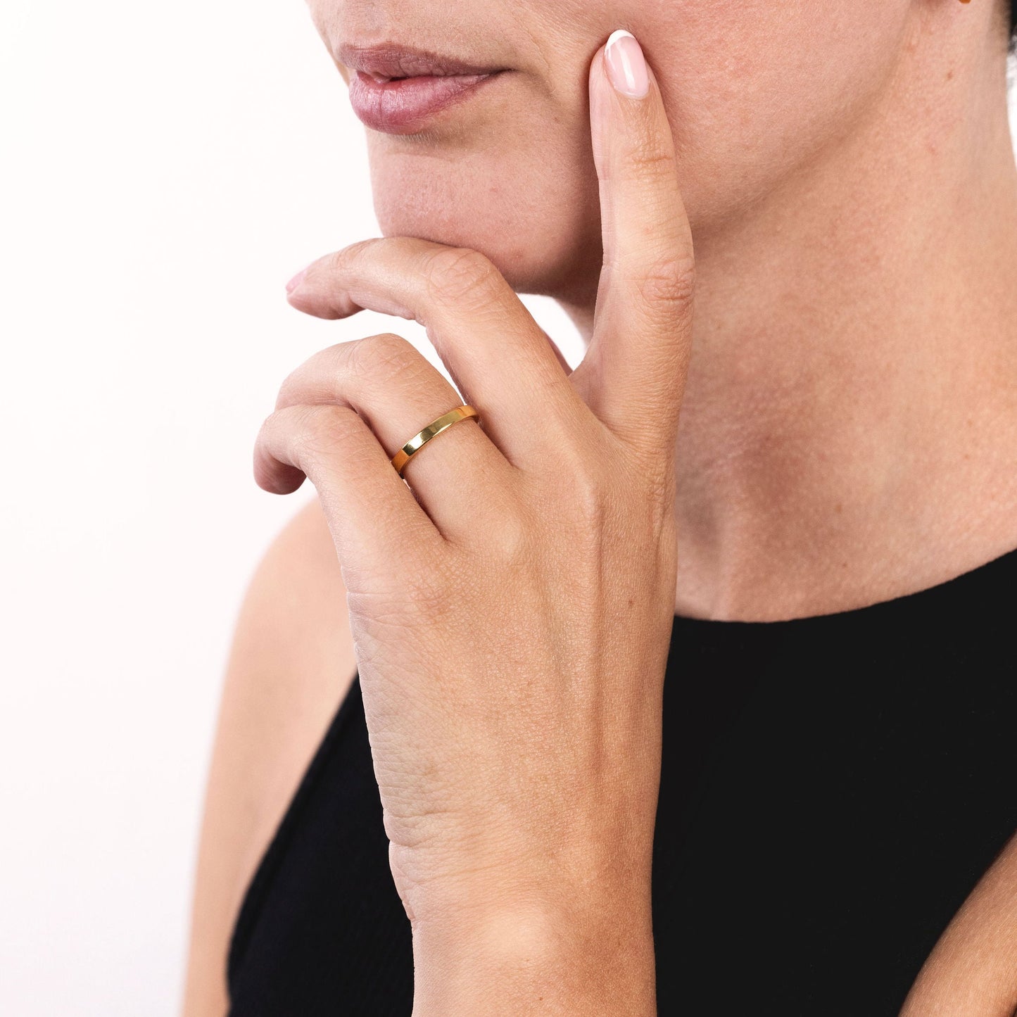 The Gold Tungsten 2.5F (2.5mm Flat Ring)