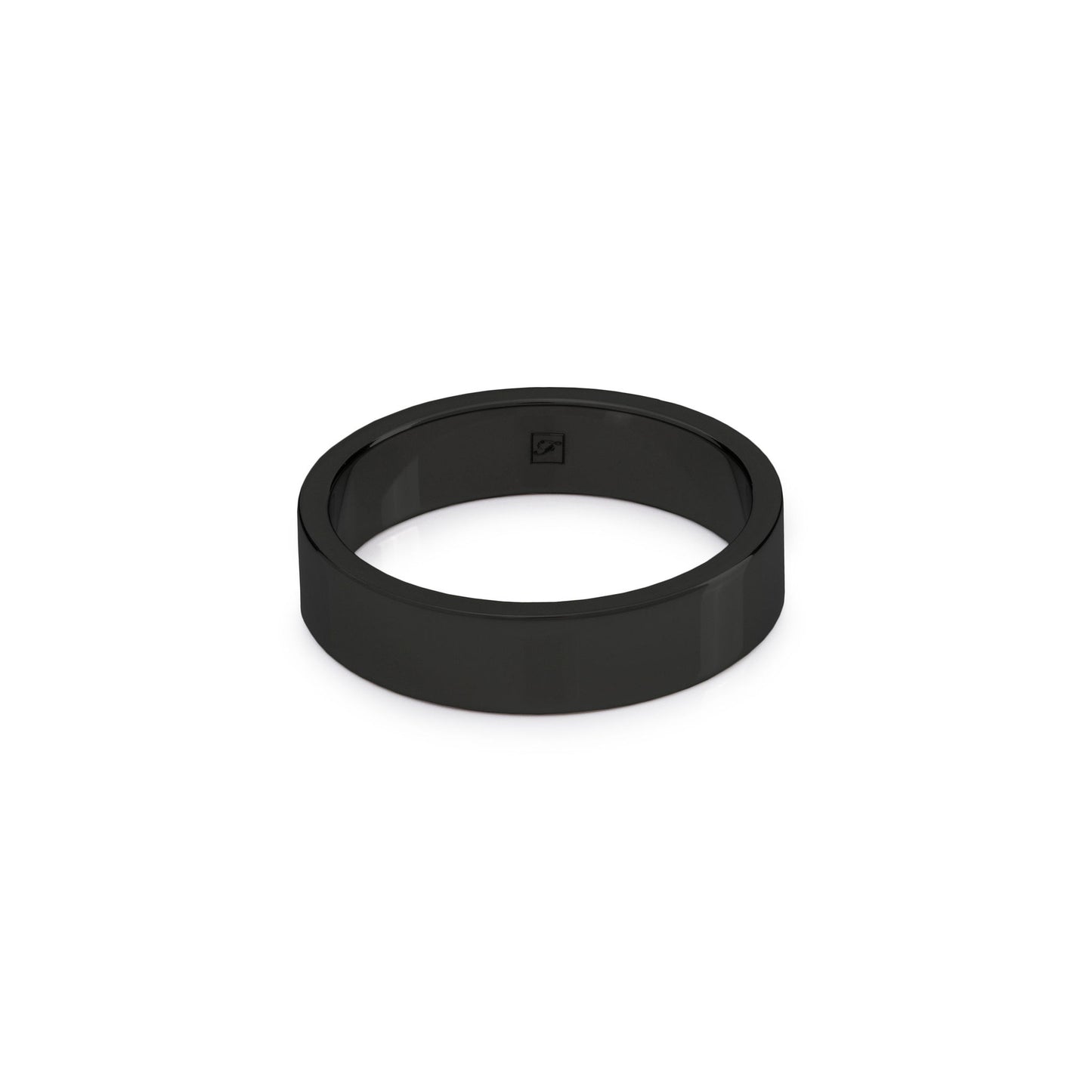 The Black Tungsten 6F (6mm Flat Ring)