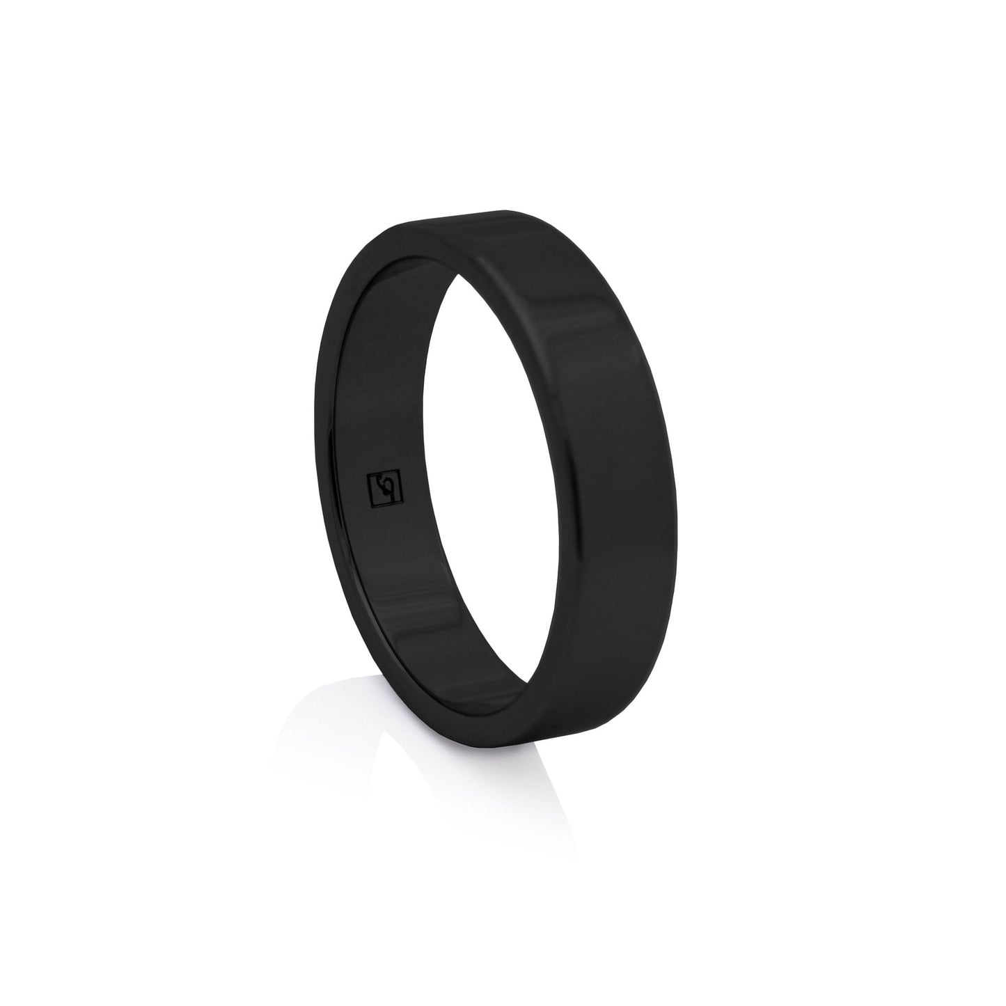The Black Tungsten 6F (6mm Flat Ring)