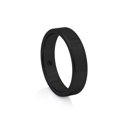 The Black Tungsten 6F (6mm Flat Ring)